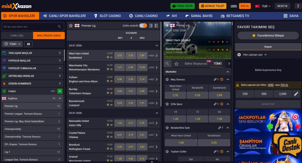 mislikazan bahis bölümler ve iddaa